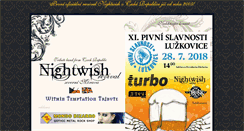 Desktop Screenshot of nightwishrevival.cz
