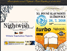 Tablet Screenshot of nightwishrevival.cz